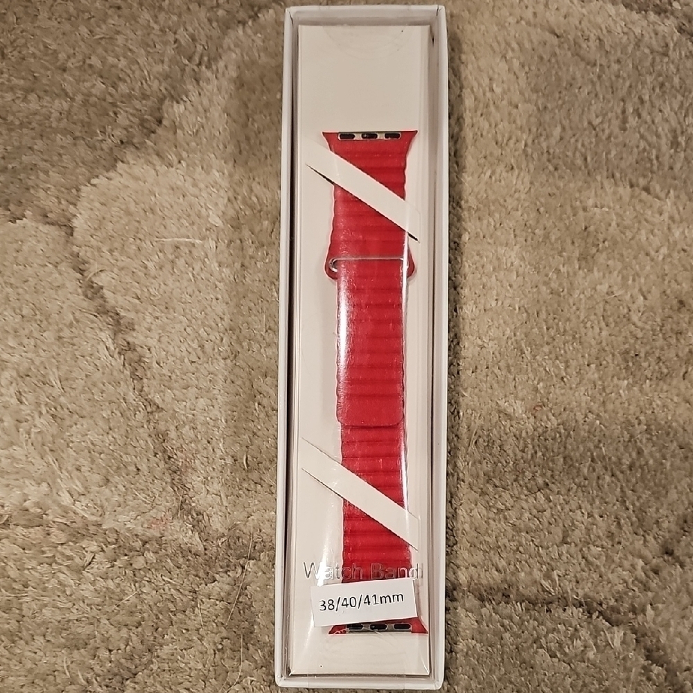 Vibrant Red Watch Band for 38/40/41mm